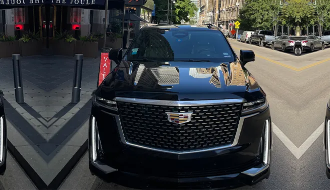 Corporate black car service at Dallas Fort Worth International Airport