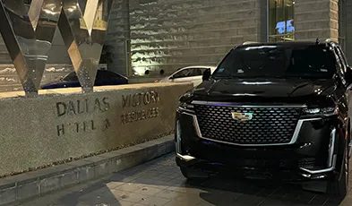 Reliable black car service near Frisco