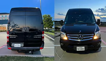 Chauffeured black car service in Dallas