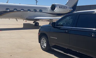 Reliable black car service near Dallas