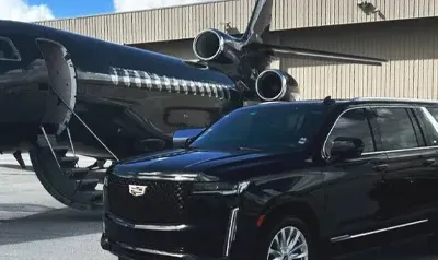 Elegant sedan for DFW Airport pickup and drop-off