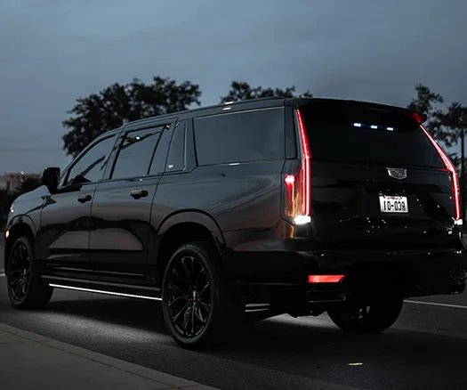 Reliable black car service near Dallas