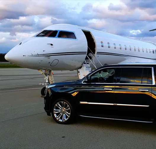 Professional chauffeur driving to Waco Regional Airport